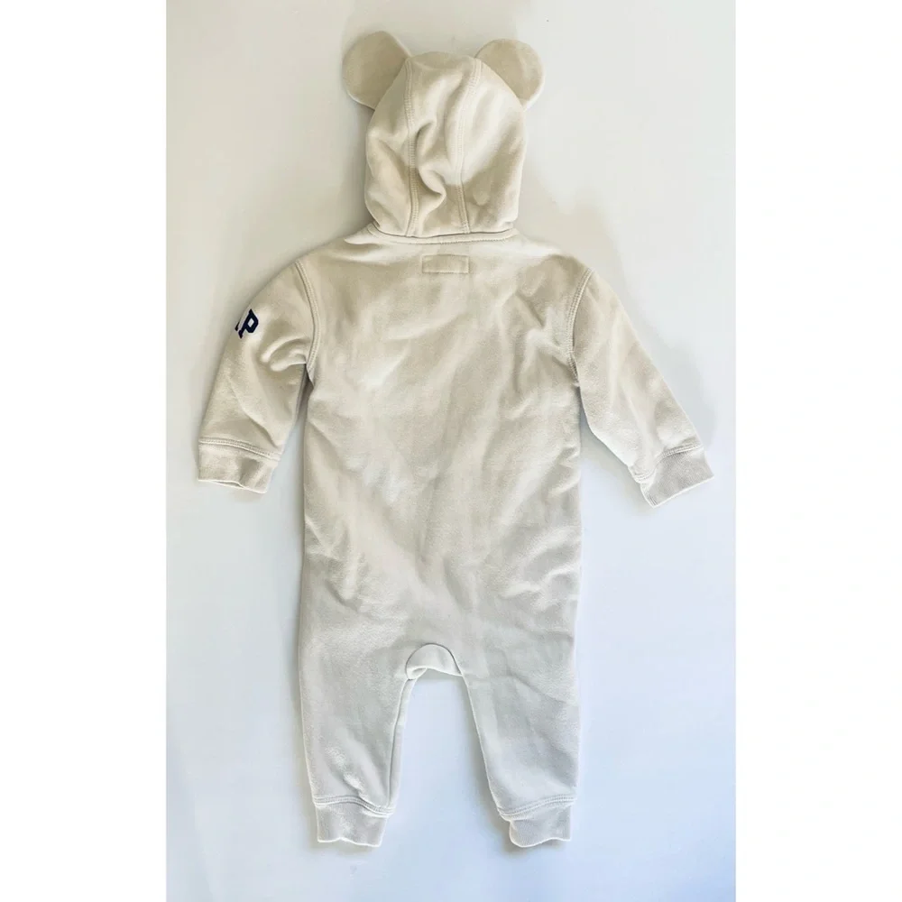 Baby GAP x Disney Hooded One-Piece Romper Mickey Minnie 6–12 Months